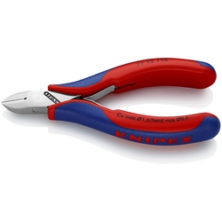 Knipex Elektronik-Seitenschneider mit Mehrkomponenten-Hüllen 115 mm Nr. 77 12 115 SB