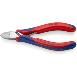 Knipex Elektronik-Seitenschneider mit Mehrkomponenten-Hüllen 130 mm Nr. 77 82 130