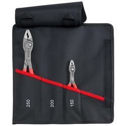 Knipex TwinGrip® Frontgreifzangen-Set, 2-teilig bestückt, bestehend aus 1 x 82 01 150 Front- und Seitengreifzange, 1 x 82 01 250 Front- und Seitengreifzange, in Kulttasche Nr. 00 19 61 V02