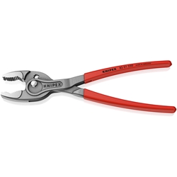 Knipex TwinGrip® Front- und Seitengreifzange, mit rutschhemmendem Kunststoff überzogen, grau atramentiert, 250mm Nr. 82 01 250