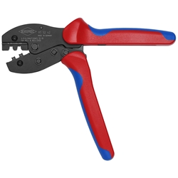 Knipex PreciForce® Crimpzange für MC4-/MC4 EVO 2-Steckverbinder, mit Mehrkomponenten-Hüllen, brüniert, 220mm Nr. 97 52 42