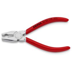 Knipex Mini-Kombizange mit Kunststoff überzogen verchromt 110 mm Nr. 03 03 110