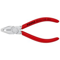 Knipex Mini-Kombizange mit Kunststoff überzogen verchromt 110 mm Nr. 03 03 110