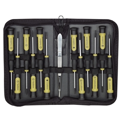 Proxxon Micro-Driver Schraubendreher-Satz, in Tasche (13-teilig) Nr. 22720