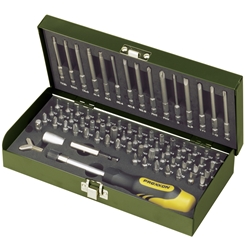 Proxxon Super-Sicherheits- und Spezialbitsatz, 1/4 Zoll (75-teilig), entspricht DIN-ISO Nr. 23107