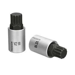 Proxxon 1/2 Zoll-Vielzahn-Einsatz VZ 18, 55mm lang, entspricht DIN-ISO Nr. 23329