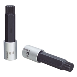 Proxxon 1/2 Zoll Vielzahn-Einsatz VZ 18, 100mm lang, entspricht DIN-ISO Nr. 23378