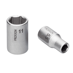 Proxxon 1/4 Zoll Steckschlüsseleinsatz, 12mm, entspricht DIN-ISO Nr. 23726