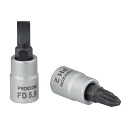 Proxxon 1/4 Zoll Schlitzschrauben-Einsatz, FD 7mm, entspricht DIN-ISO Nr. 23741