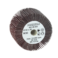 Proxxon Schleifmopwalze für Walzenschleifer WAS/E + WAS/A, Korn 80, 2 Stück Nr. 28561