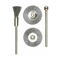 Proxxon Pinselbürsten, Stahl, 8mm, 2 Stück Nr. 28951