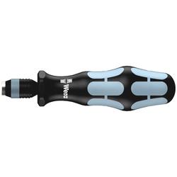 Wera 3816 R Bits-Handhalter mit Rapidaptor Schnellwechselfutter, Edelstahl Nr. 05051465001