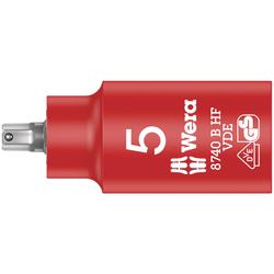 Wera Bitnuss, isoliert, 3/8 Zoll-Antrieb, Haltefunktion 8740 B VDE HF 5,0 Nr. 05004901001
