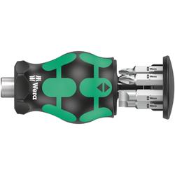Wera Bits-Handhalter mit 6 Bits Kraftform Kompakt Stubby Magazin 4 Nr. 05008877001