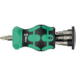 Wera Bits-Handhalter mit 6 Bits Kraftform Kompakt Stubby Magazin RA 4 Nr. 05008893001