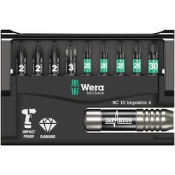 Wera Bits-Sortiment Bit-Check 10 Impaktor 4 Nr. 05057417001