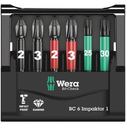 Wera Bits-Sortiment Bit-Check 6 Impaktor 1 Nr. 05057695001