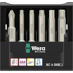 Wera Bits-Sortiment Bit-Check 6 SHK 1 SB Nr. 05073631001