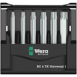 Wera Bits-Sortiment Bit-Check 6 TX Universal 1 SB Nr. 05073637001