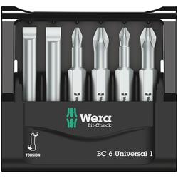 Wera Bits-Sortiment Bit-Check 6 Universal 1 Nr. 05056474001