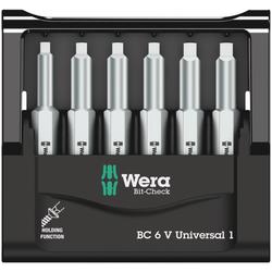 Wera Bits-Sortiment Bit-Check 6 V Universal 1 Nr. 05056478001