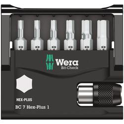 Wera Bits-Sortiment Bit-Check 7 Hex-Plus 1 Nr. 05056168001
