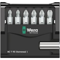 Wera Bits-Sortiment Bit-Check 7 PZ Universal 1 Nr. 05056296001