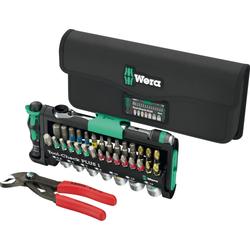 Wera Bits-Sortiment mit Ratsche + Nüssen Tool-Check Combi 1 Nr. 05049070001