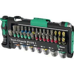 Wera Bits-Sortiment mit Ratsche + Nüssen Tool-Check PLUS 1 Nr. 05049055001