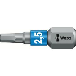 Wera Innensechskant Bit, BiTorsion 840/1 BTZ Hex-Plus 2,5x25mm Nr. 05056682001