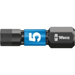 Wera Innensechskant Bit, Impaktor 840/1 IMP DC Hex-Plus 5,0x25mm DIY-Box Nr. 05057605001