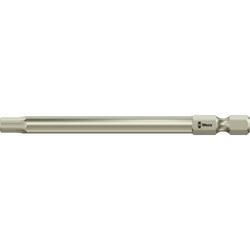 Wera Innensechskant Bit, Edelstahl 3840/4 Hex-Plus 3/16 Zoll x 89mm Nr. 05071108001