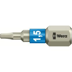 Wera Innensechskant Bit, Torsion, Edelstahl 3840/1 TS Hex-Plus 1,5x25mm Nr. 05071070001