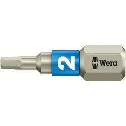 Wera Innensechskant Bit, Torsion, Edelstahl 3840/1 TS Hex-Plus 2,0x25mm Nr. 05071071001