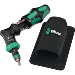 Wera Kombi-Ratschenschrauber mit 6 Bits Kraftform Kompakt Pistol RA-R 1 Nr. 05051535001