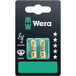 Wera Pozidriv Bit, BiTorsion 855/1 BDC PZ 2 Set SB Nr. 05073339001