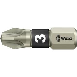 Wera Pozidriv Bit, Torsion, Edelstahl 3855/1 TS PZ 3x25mm Nr. 05071022001