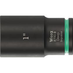 Wera Steckschlüsseleinsatz, 3/8 Zoll-Antrieb 8790 B Impaktor Deep 1 Zoll Nr. 05005576001