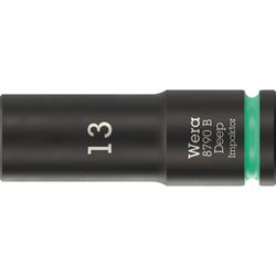 Wera Steckschlüsseleinsatz, 3/8 Zoll-Antrieb 8790 B Impaktor Deep 13,0 Nr. 05005554001