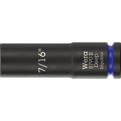 Wera Steckschlüsseleinsatz, 3/8 Zoll-Antrieb 8790 B Impaktor Deep 7/16 Zoll Nr. 05005567001