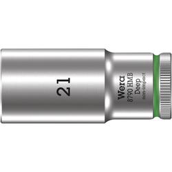 Wera Steckschlüsseleinsatz, 3/8 Zoll-Antrieb 8790 HMB Deep 21,0 Nr. 05004543001