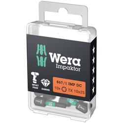 Wera TORX Bit, Impaktor 867/1 IMP DC TX 10x25mm DIY-Box Nr. 05057628001