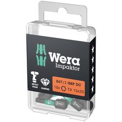 Wera TORX Bit, Impaktor 867/1 IMP DC TX 15x25mm DIY-Box Nr. 05057623001