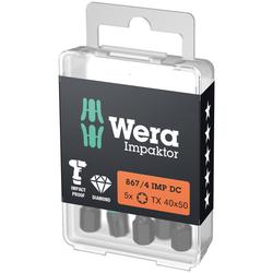 Wera TORX Bit, Impaktor 867/4 IMP DC TX 40x50mm DIY-Box Nr. 05057667001