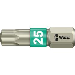 Wera TORX Bit, Torsion, Edelstahl 3867/1 TS TX 25x25mm Nr. 05071035001