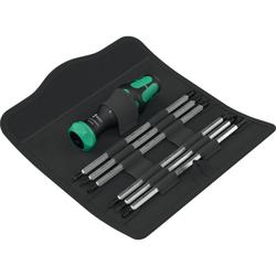 Wera Vario-Ratschenschrauber mit 6 Klingen Kraftform Kompakt Vario RA Nr. 05051540001