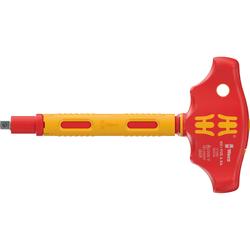 Wera VDE-isol. Quergriff- Ratschenschraubendreher, 1/4 Zoll 410 i VDE A RA Nr. 05005121001