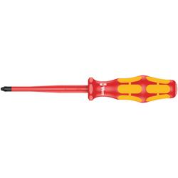 Wera VDE-isolierter Kreuzschlitz Schraubendreher 162 iSS PH 1x80mm Nr. 05020131001