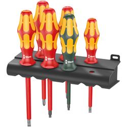 Wera VDE-isolierter Schraubendrehersatz + Rack 160 i/168 i/6 Rack Nr. 05347777001