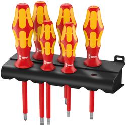 Wera VDE-isolierter Schraubendrehersatz + Rack 160 i/6 Rack Nr. 05006145001